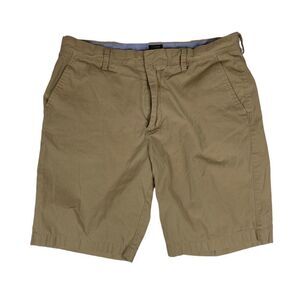 J. Crew Rivington Shorts Lightweight Tan14054 Flat Front Chino Men's Size 35W